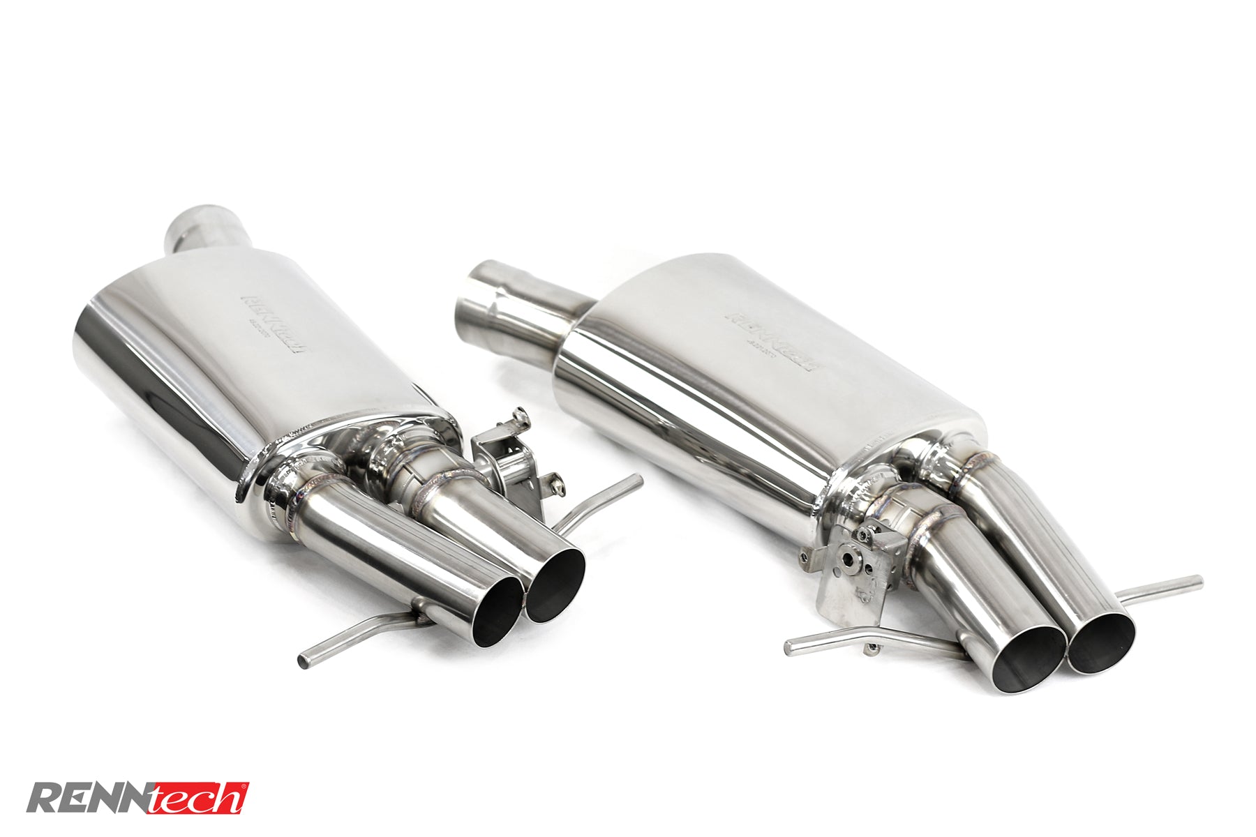 RENNtech | Stainless Steel Sport Mufflers w/Electronic Valves
