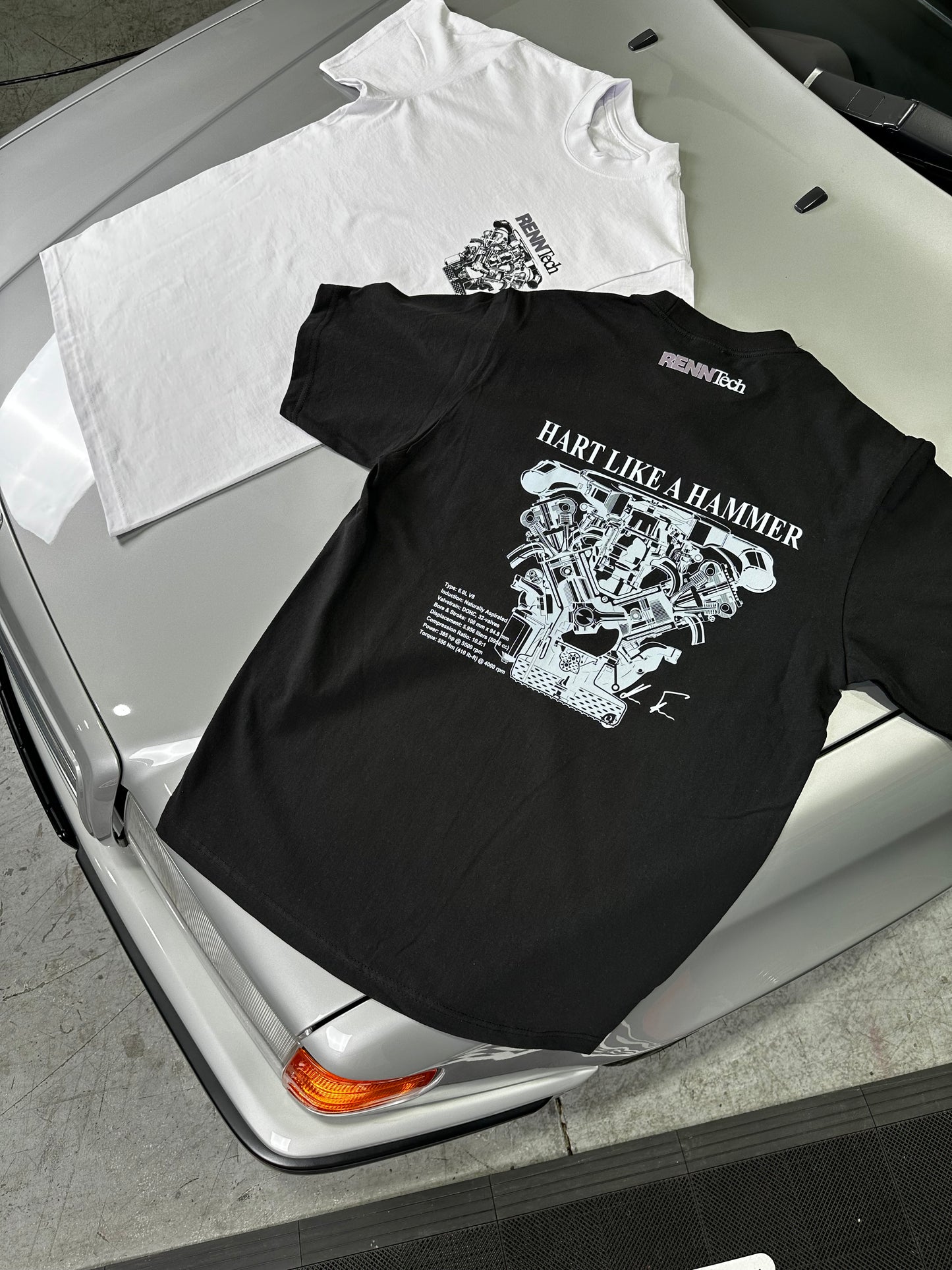 Hart Like a Hammer Tee | White | Hammer Capsule | Renntech