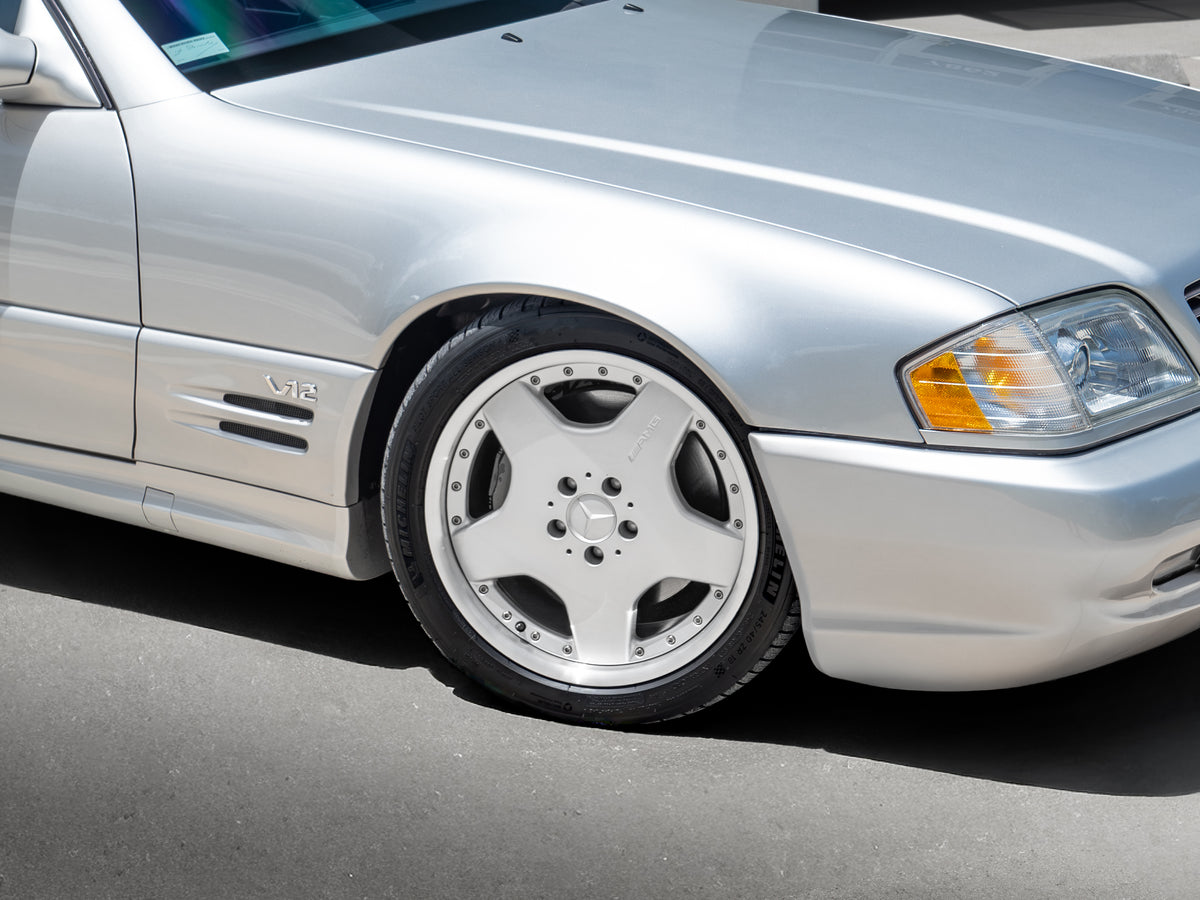 KW W124/R129 Coilover Suspension | V8 and V12 Models | Yellow/Purple