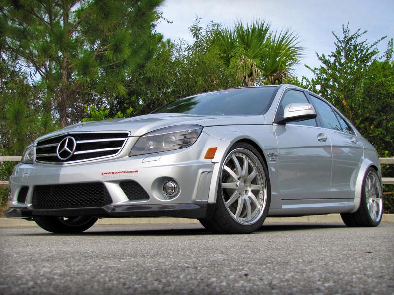 RENNtech Carbon Fiber Front Widebody Conversion Kit for 204 C 63 AMG