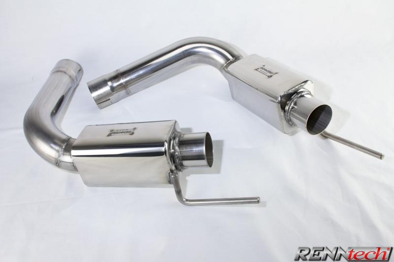 RENNtech Stainless Steel Sport Mufflers for 230 - SL 63 / 65 AMG