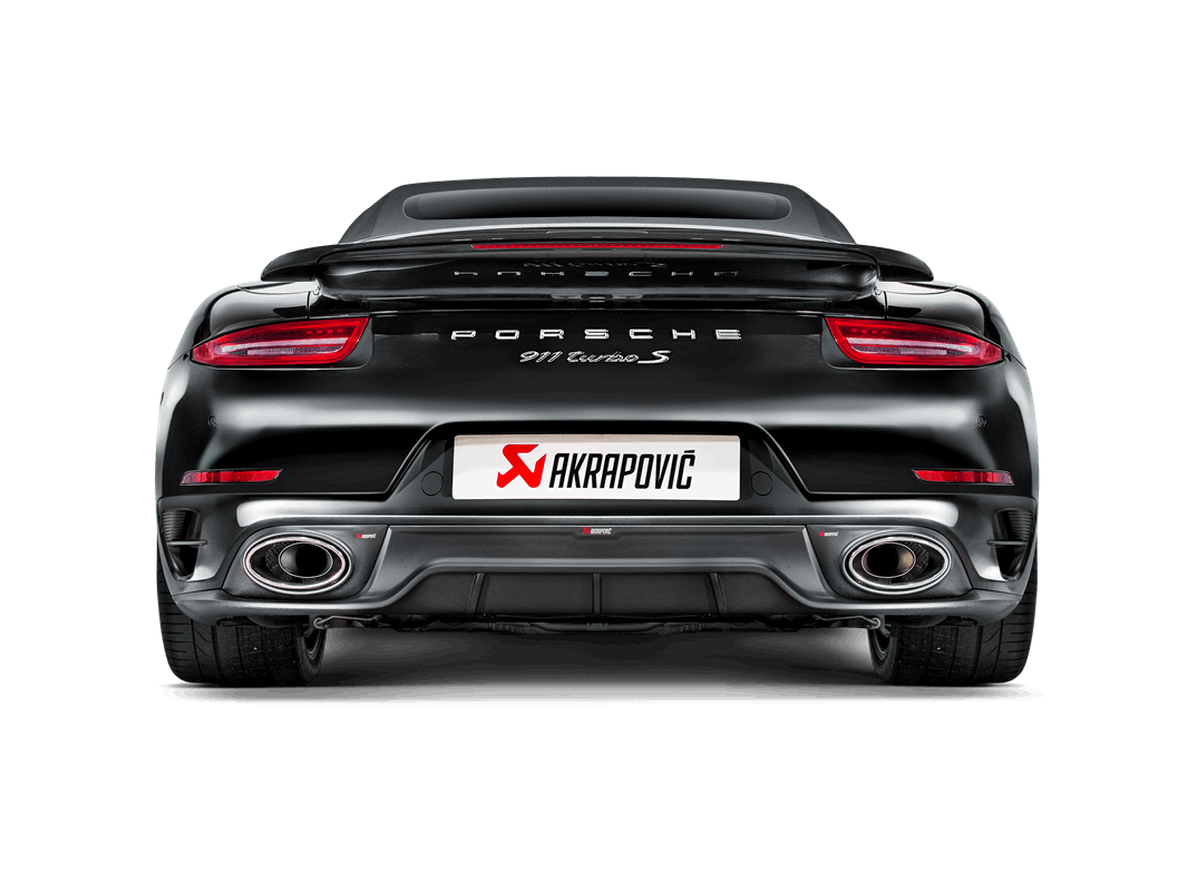 Akrapovic Carbon Fiber Rear Diffuser for Porsche 911 Turbo/Turbo S (991)