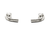 Akrapovic Link Pipe Set w Cat (Titanium) Porsche 911 Turbo/Turbo S (991)