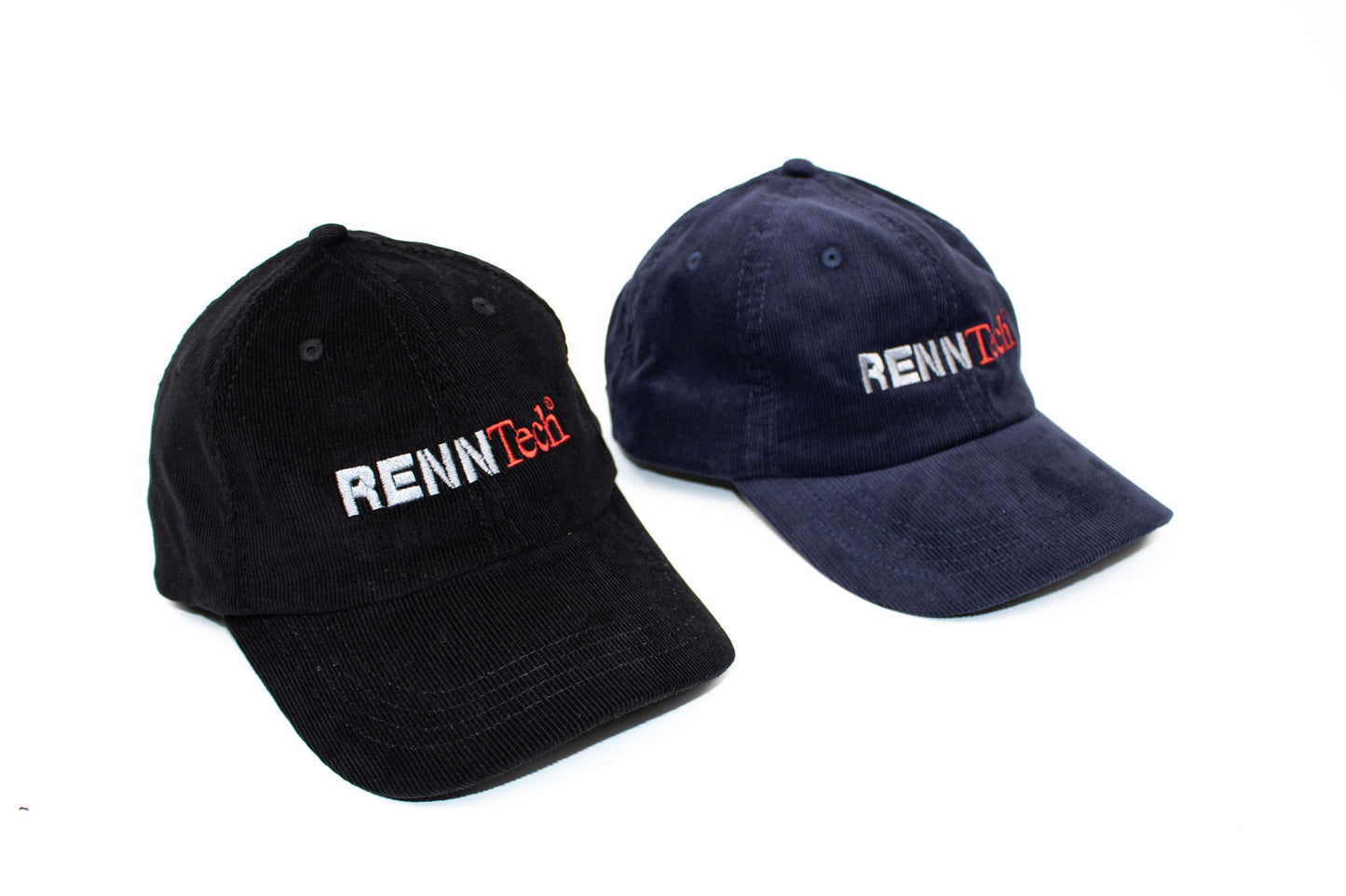 RENNtech Classic Corduroy Hat Black | Universal Adjustable Fit