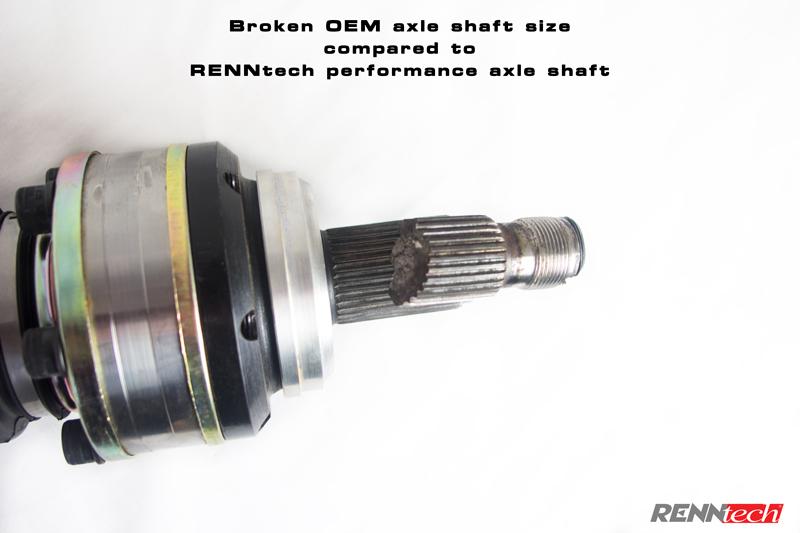 RENNtech Performance Driveline Axles and Flanges