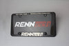 RENNtech License Plate Frame - Black