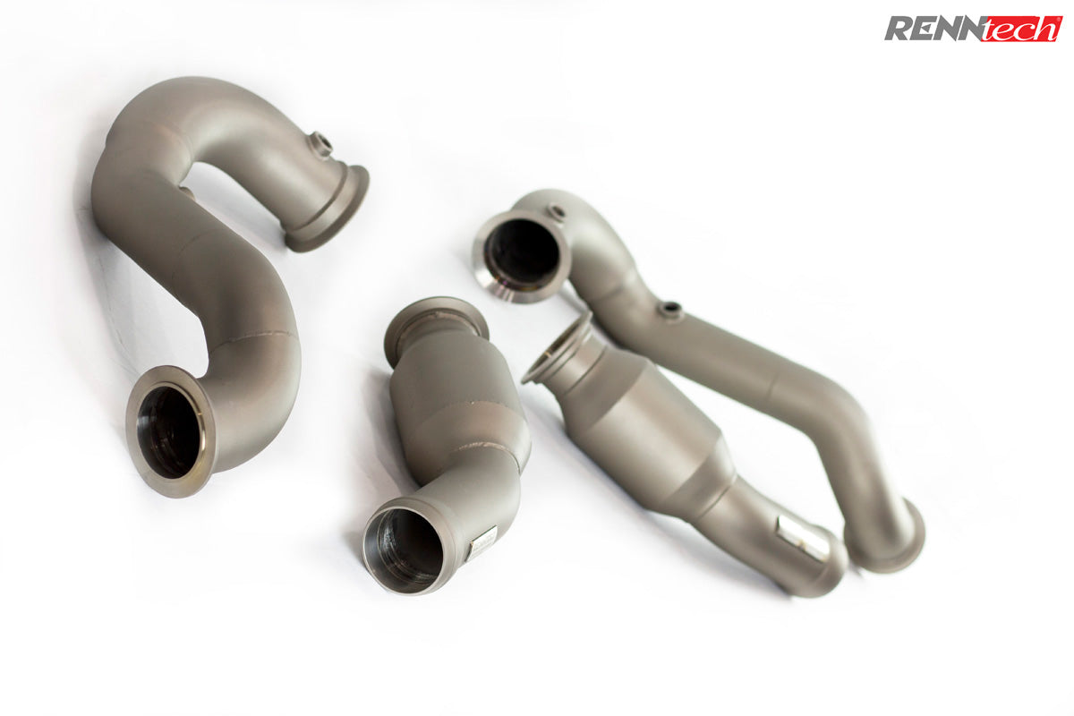 GCP-SEC9 ベジット RENNtech | Downpipes w/200 Cell Sport Catalytic Converter | C190