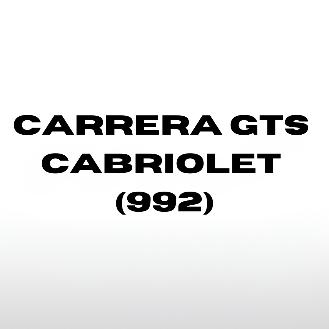 Carrera GTS Cabriolet - 992