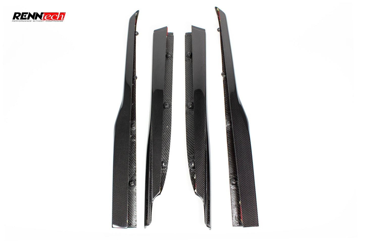 RENNtech | 190 | AMG GT R / Pro | Side Skirts | Carbon Fiber | Gloss Finish