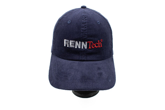 RENNtech Classic Corduroy Hat Blue | Universal Adjustable Fit