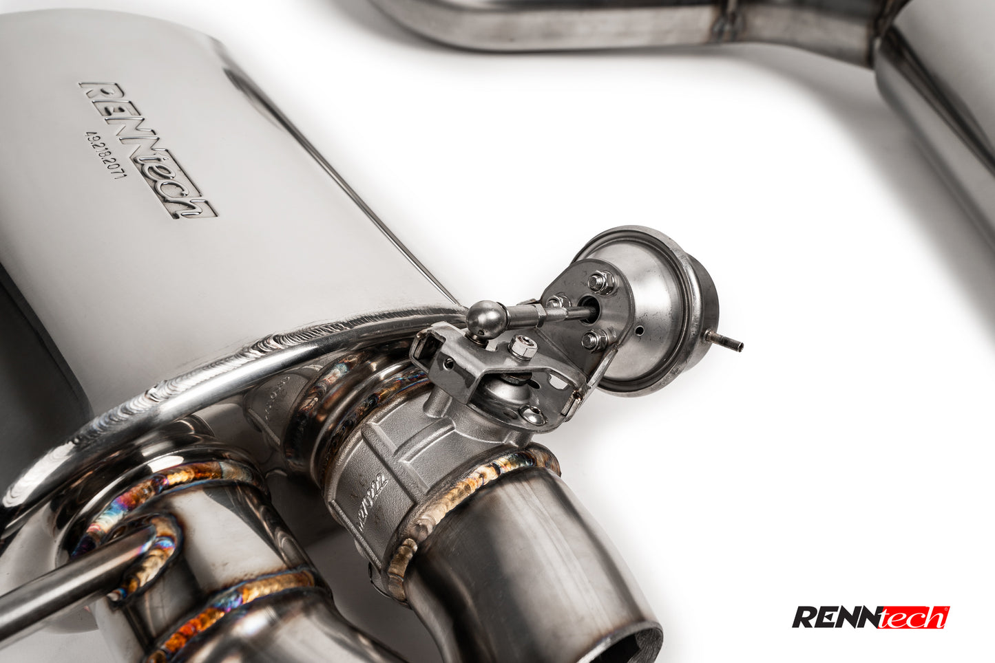 RENNtech | Stainless Steel Sport Mufflers w/ Valves | S 550 Coupe | C217 | 4.7L BiTurbo V8 | M278