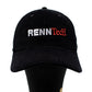 RENNtech Classic Corduroy Hat Black | Universal Adjustable Fit