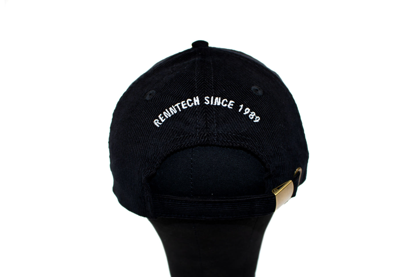 RENNtech Classic Corduroy Hat Black | Universal Adjustable Fit