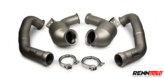 RENNtech | Downpipes w/200 Cell Sport Catalytic Converter | 213 - E63 AMG | 290 - GT 63 AMG | 4.0L V8 BiTurbo | M177