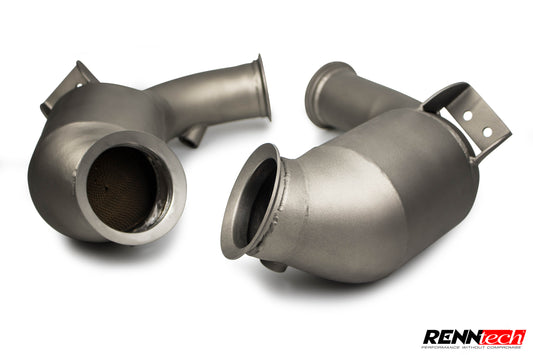 RENNtech | Downpipes w/200 Cell Sport Catalytic Converter | 213 - E63 AMG | 290 - GT 63 AMG | 4.0L V8 BiTurbo | M177