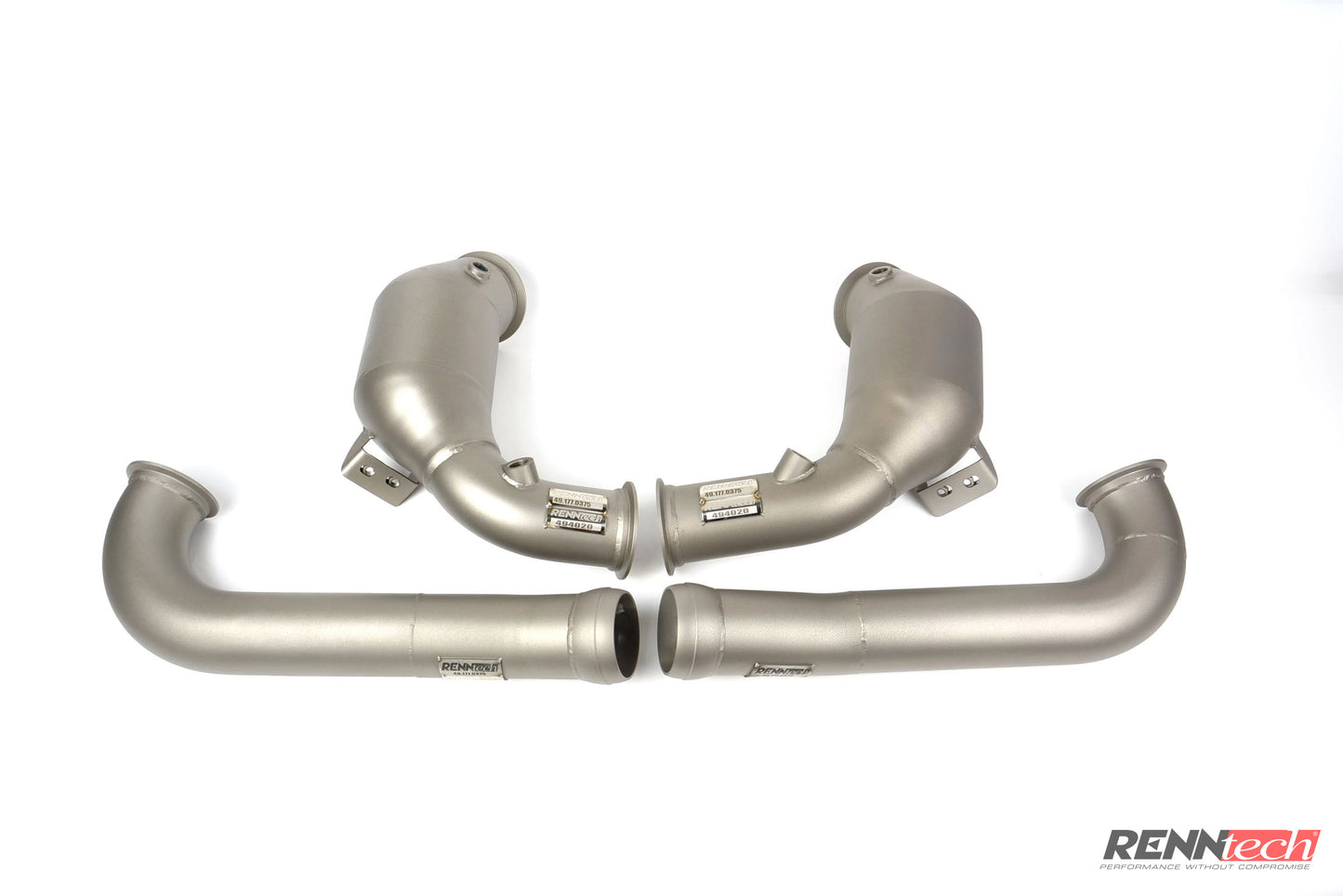 RENNtech | Downpipes mit 200-Zellen-Sportkatalysator | 222/217 - S63 AMG MY2018+ | 4,0-l-V8-BiTurbo | M177