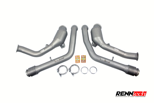 RENNtech | Downpipes mit 200-Zellen-Sportkatalysator | 463 - G63 AMG | 4,0-l-V8-BiTurbo | M177 | MY2019+