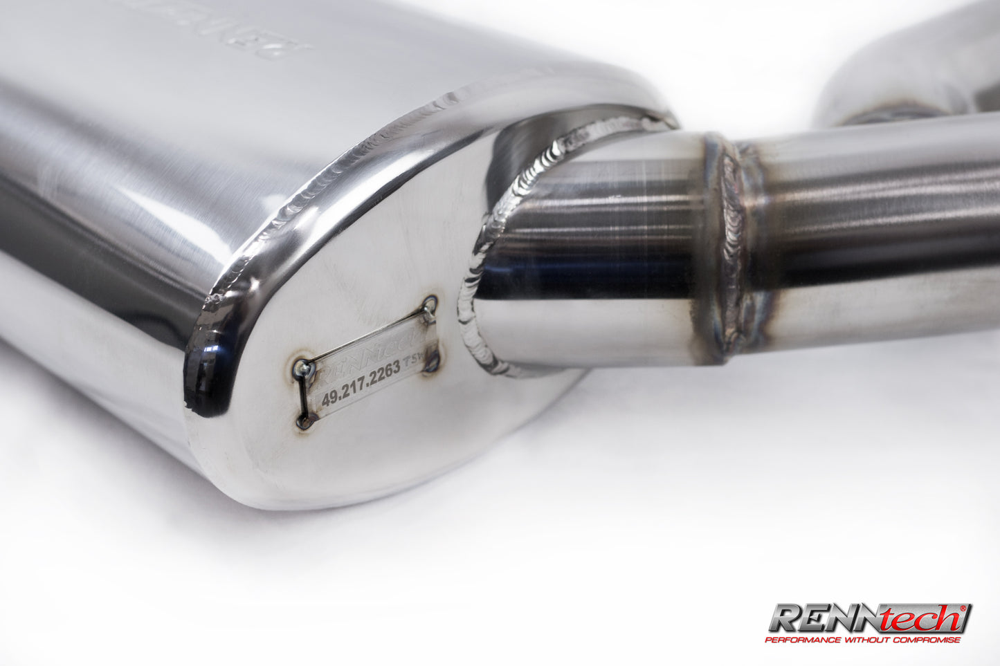 RENNtech | Stainless Steel Sport Mufflers w/Electronic Valves | S 63 AMG Coupe | C217 | 5.5L BiTurbo V8 | M157