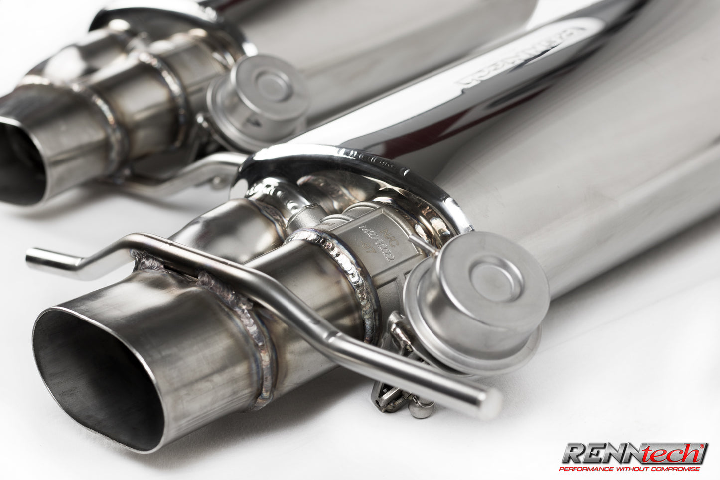 RENNtech | Stainless Steel Sport Mufflers w/Valves | S550 | W222 | 4.7L BiTurbo V8 | M278