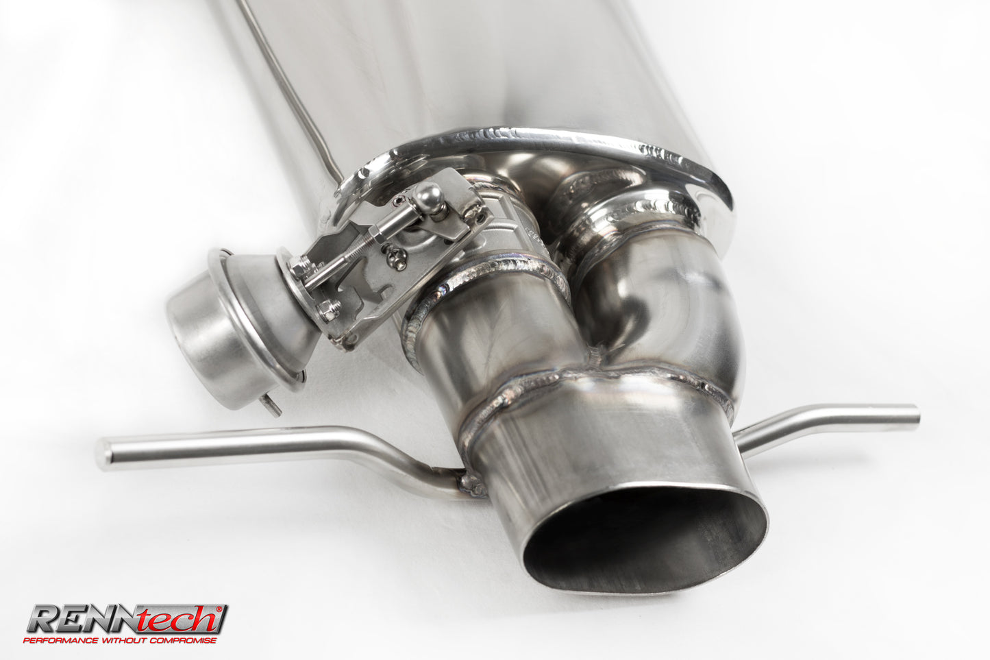 RENNtech | Stainless Steel Sport Mufflers w/Valves | S550 | W222 | 4.7L BiTurbo V8 | M278