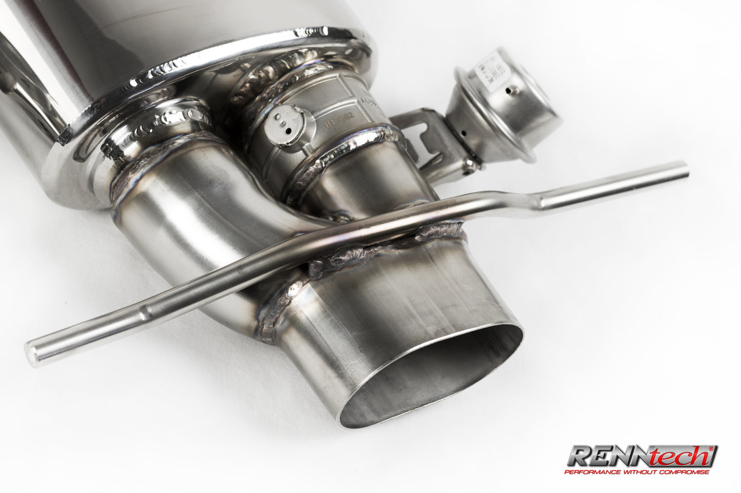 RENNtech | Stainless Steel Sport Mufflers w/Valves | S550 | W222 | 4.7L BiTurbo V8 | M278