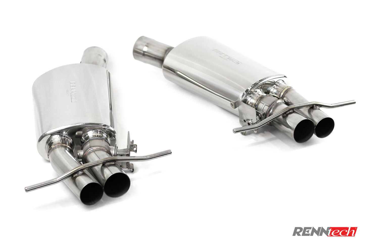 RENNtech | Edelstahl-Sportschalldämpfer mit elektronischen Ventilen | S63 AMG | W222 | 5,5 l BiTurbo V8 | M157 