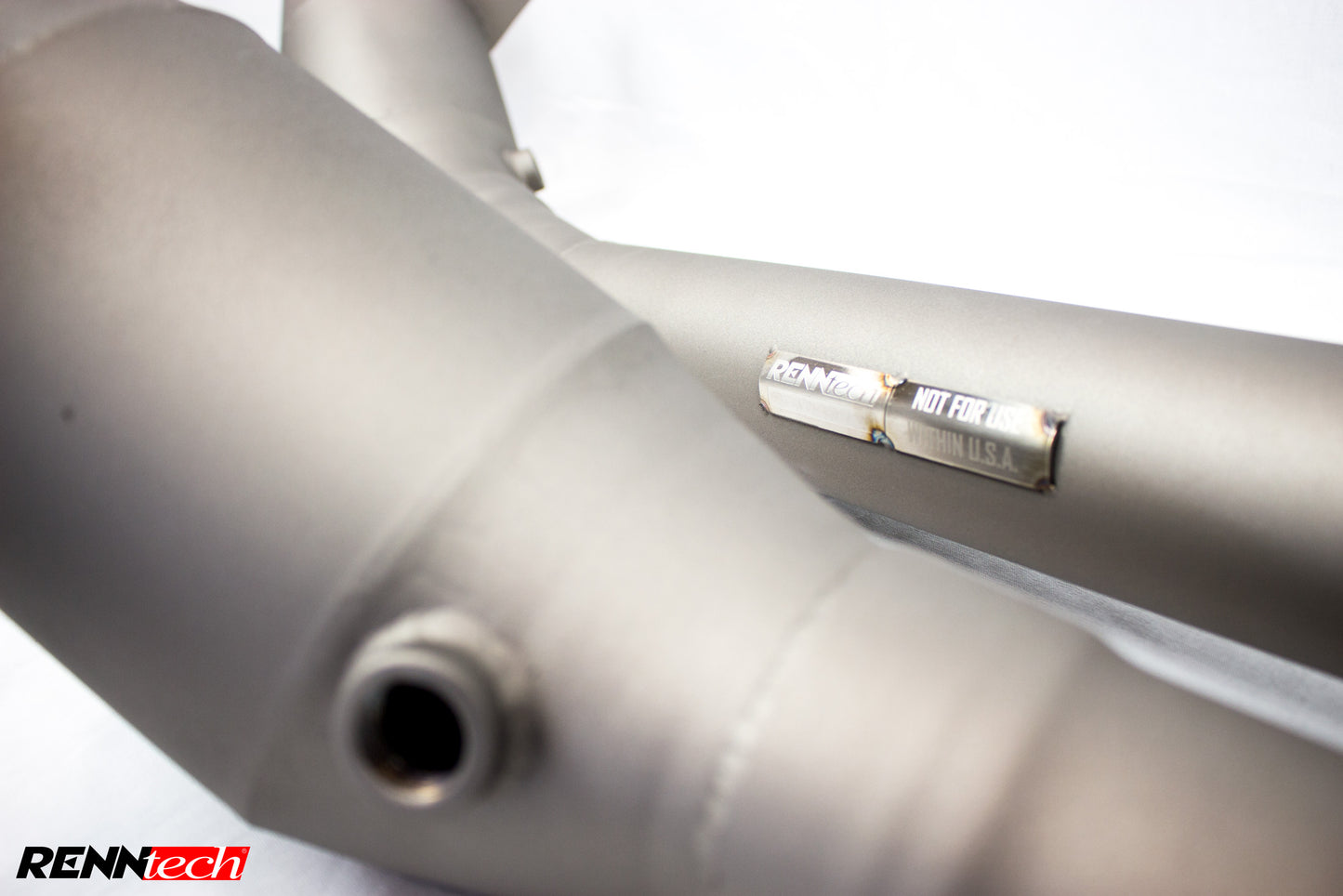 RENNtech Downpipes mit 200 Zellen Sportkatalysatoren für 231 - SL 63 AMG BiTurbo M157-Serie 