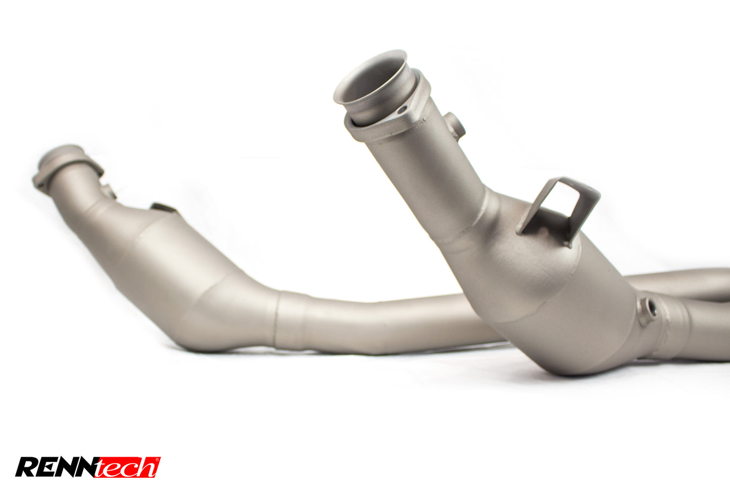 RENNtech Downpipes mit 200 Zellen Sportkatalysatoren für 231 - SL 63 AMG BiTurbo M157-Serie 