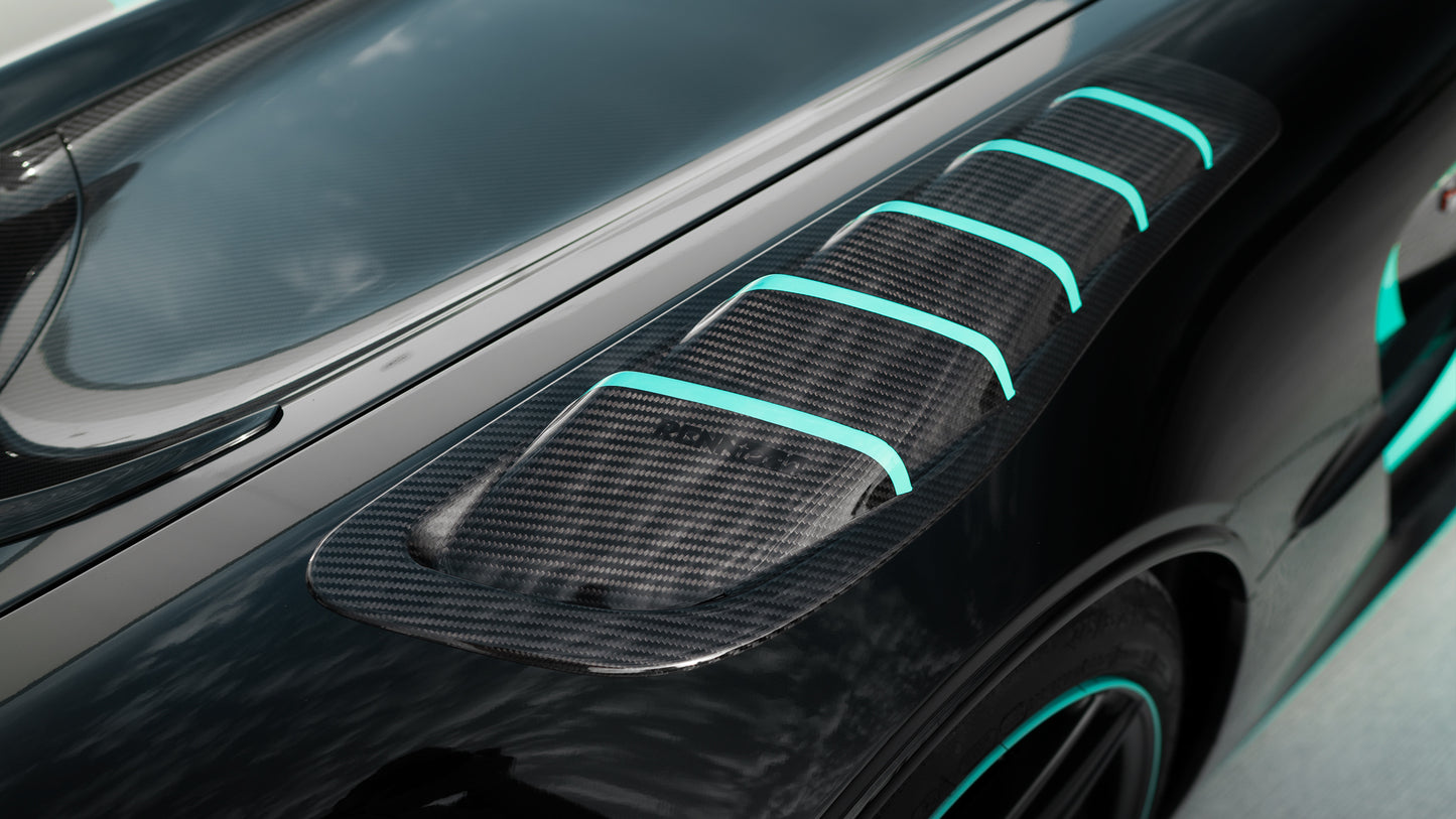 RENNtech | AMG GT Black Series | Fender Extractor Inserts | Carbon Fiber