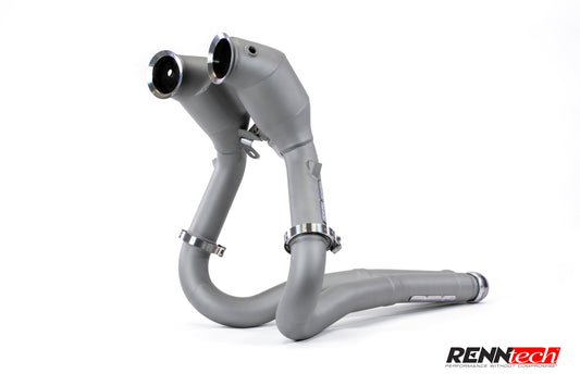 RENNtech | Downpipes mit 200-Zellen-Sportkatalysator | AMG GT Black Series | 4,0-l-V8-BiTurbo