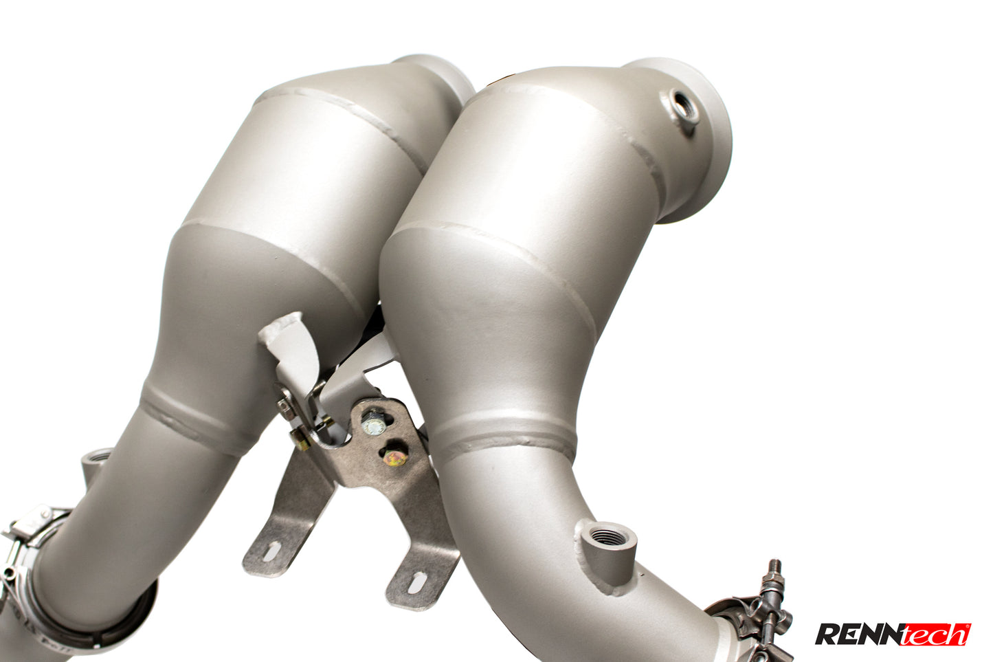 RENNtech | Downpipes mit 200-Zellen-Sportkatalysator | W463a | G550 | 4,0-l-V8-BiTurbo | M176 