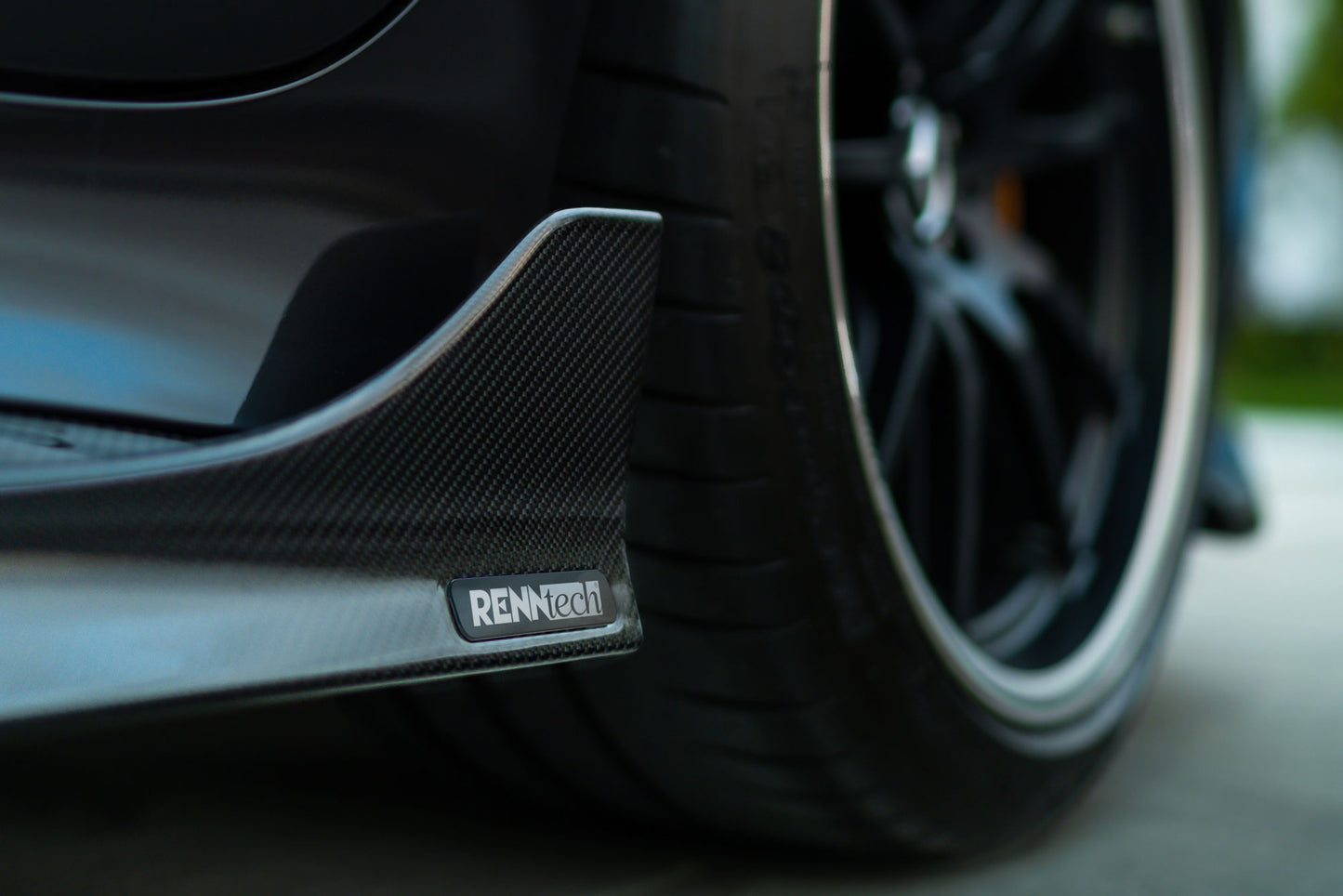 RENNtech | X290 | AMG GT63 | Side Skirts | Carbon Fiber | Gloss Finish
