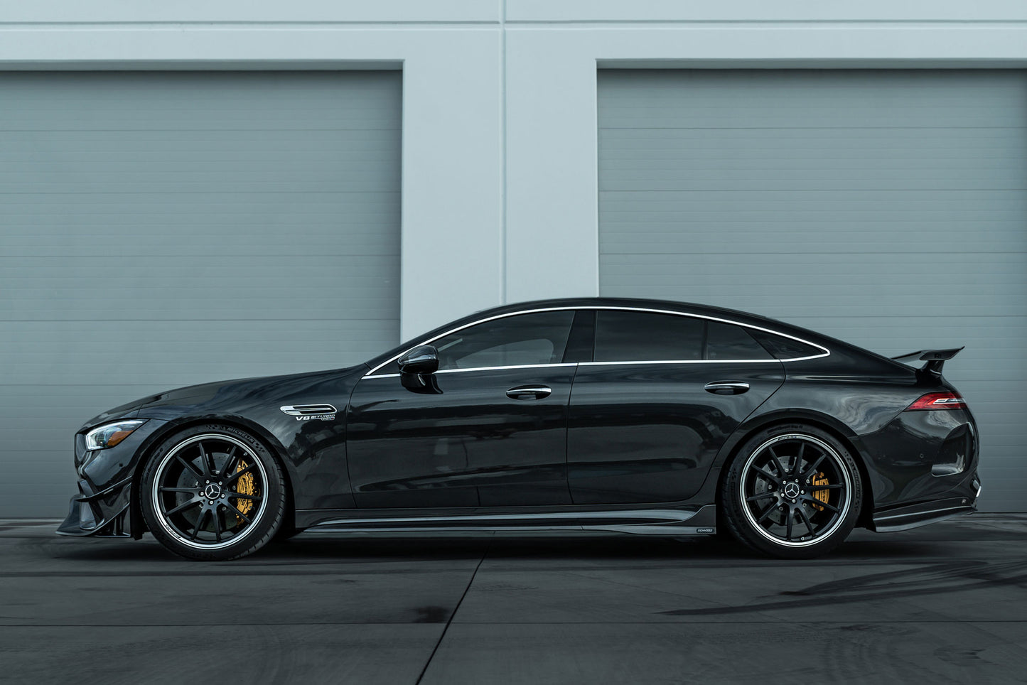 RENNtech | X290 | AMG GT63 | Side Skirts | Carbon Fiber | Gloss Finish