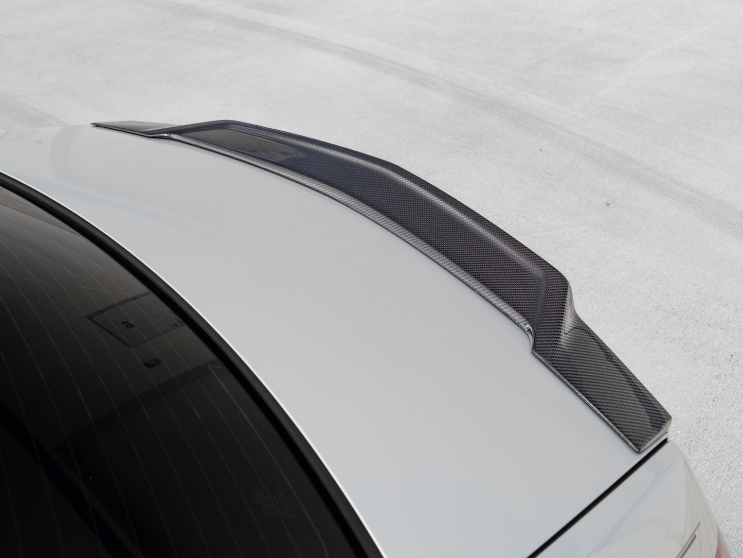 RENNtech Carbon Fiber Rear Deck Lid Spoiler for the 212 E-Class Sedan