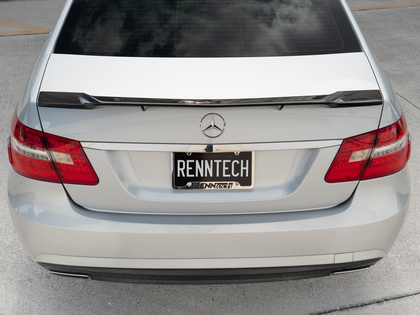 RENNtech Carbon Fiber Rear Deck Lid Spoiler for the 212 E-Class Sedan