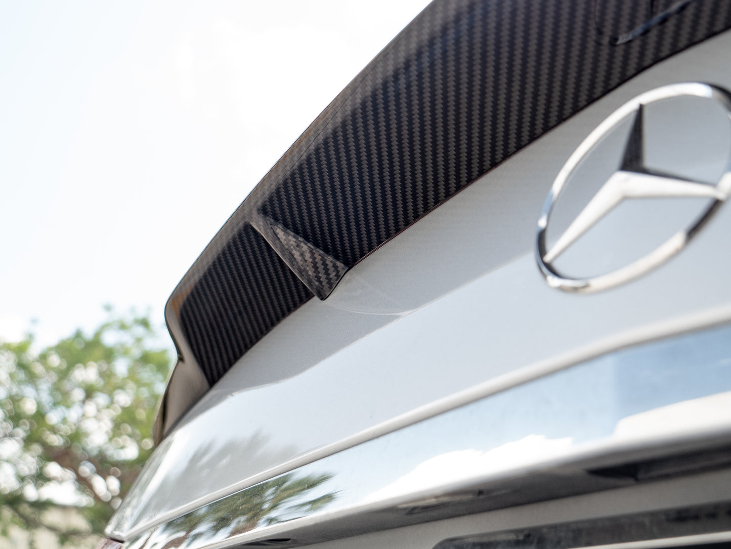 RENNtech Carbon Fiber Rear Deck Lid Spoiler for the 212 E-Class Sedan