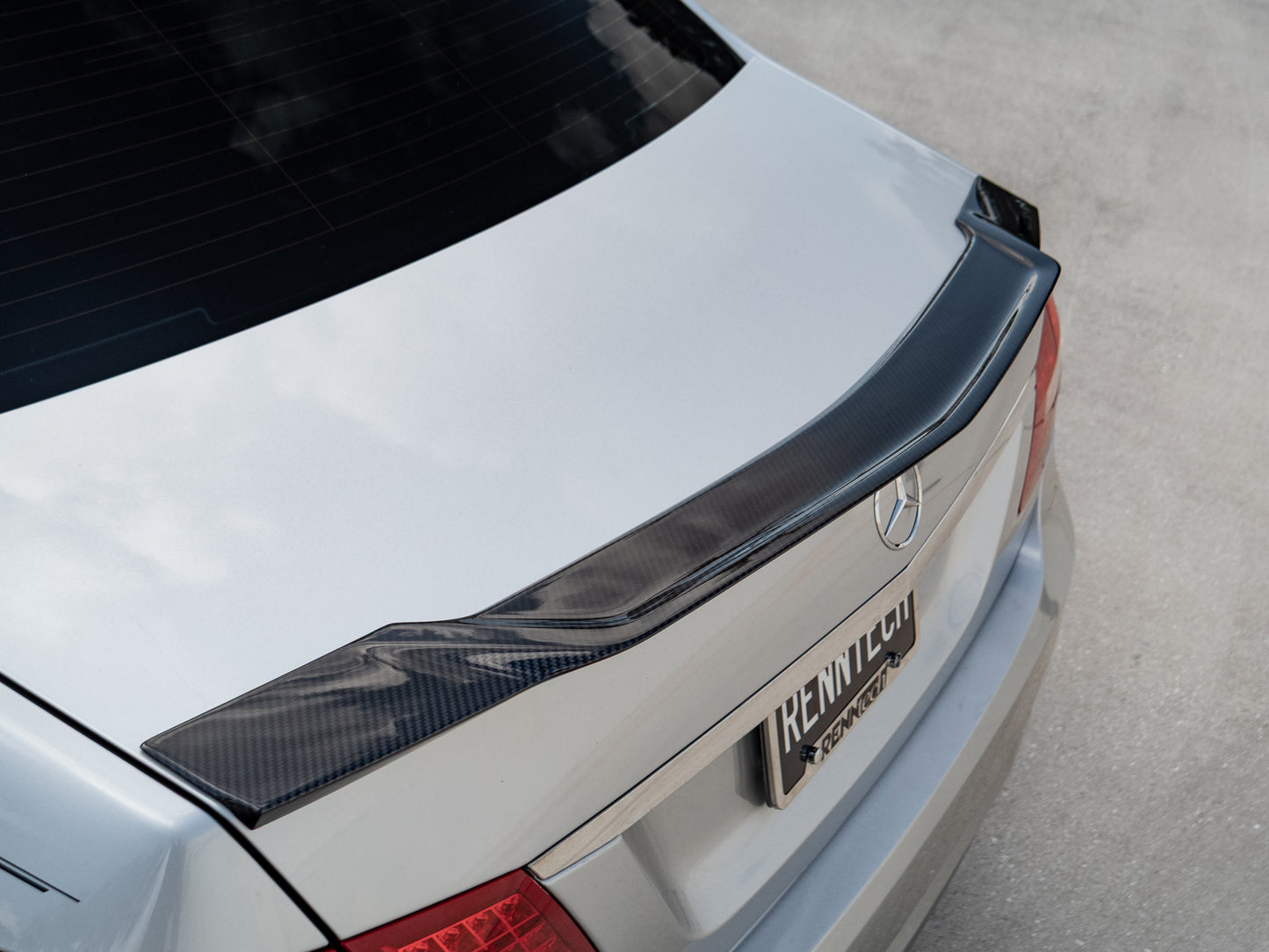 RENNtech Carbon Fiber Rear Deck Lid Spoiler for the 212 E-Class Sedan