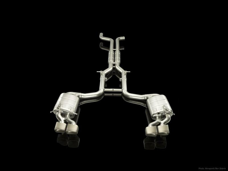 Akrapovic Full Titanium Evolution Exhaust System for 204 - C 63 AMG Black Series