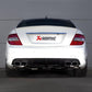 Système d'échappement Akrapovic Slip-On en titane pour 204 - C 63 AMG 