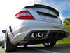 RENNtech Carbon Fiber | Rear Diffuser | w/ Integrated Exhaust Tips | 204 - C Class