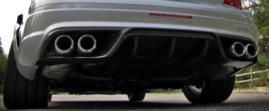 RENNtech Carbon Fiber | Rear Diffuser | w/ Integrated Exhaust Tips | 204 - C Class