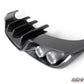 RENNtech Carbon Fiber | Rear Diffuser | w/ Integrated Exhaust Tips | 204 - C Class