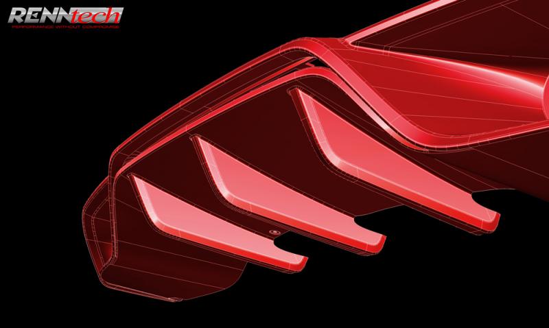 RENNtech Carbon Fiber Aero Package for 204 C 63 AMG