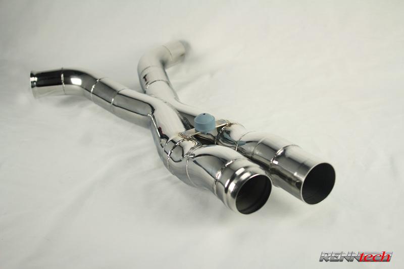 RENNtech Edelstahl Sound- und Performance-Rohr für 204 - C 63