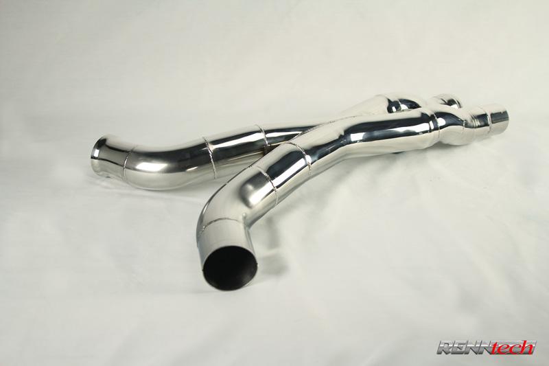RENNtech Edelstahl Sound- und Performance-Rohr für 204 - C 63
