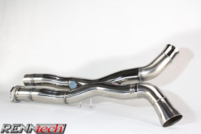 Tuyau d'échappement RENNtech en acier inoxydable pour 211 - E 55K AMG et 63 AMG