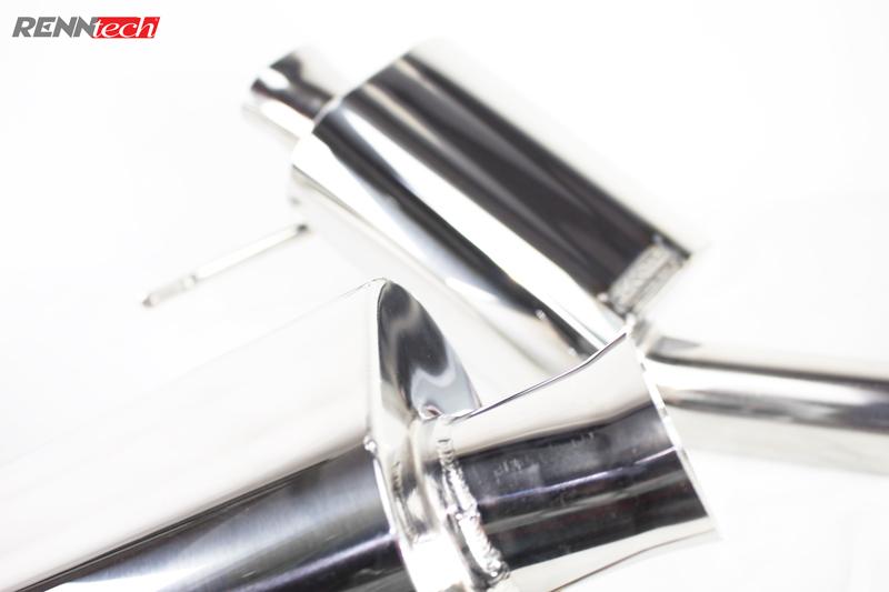 RENNtech Stainless Steel Sport Mufflers for E 550 Biturbo (W212) MY 2014+