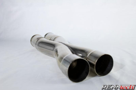 RENNtech Edelstahl Sound- und Performance-Rohr für 212 - E 63 AMG