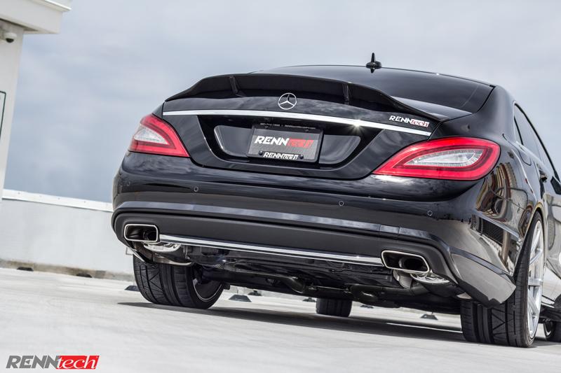 RENNtech | Stainless Steel Sport Mufflers | C218 - CLS550 | W212 - E550 | M278 | 4.7L V8 BiTurbo