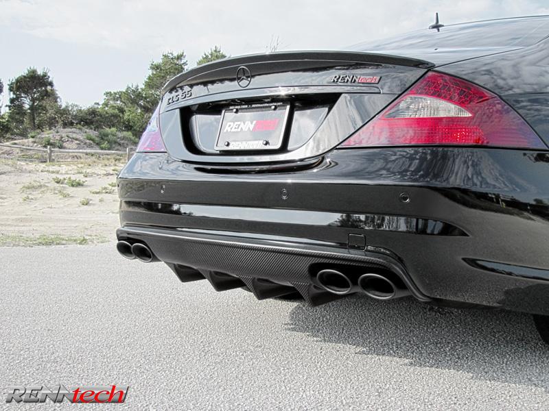 Cls Rear Diffuser RENNtech Carbon Fiber Rear Diffuser for 219 - CLS Class – RENNtech Inc